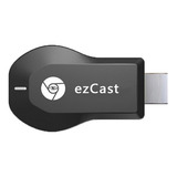 Tv Stick Ezcast M2 Full Hd 128mb Preto Com 128mb De Memória Ram