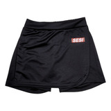  Uniforme Sesi Short Saia De Helanca Infantil / Juvenil