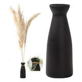 Vaso De Cerâmica Preta W.z Woodzia Para Grama De Pampas, Es