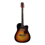 Violão Acústico Tagimamemphis Md 18 Para Destros Drop Sunburst Satin