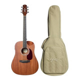 Violão Akira Half Cutaway Mahogany Satin Acompanha Bag Seizi