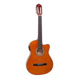 Violão Clássico Eletroacústico Giannini Start Nf-14 Ceq Tília Natural Direita