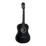 Violão Clássico Queen's Conthey D13751 Para Destros Preta Verniz