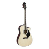 Violão Eletroacústico Giannini Performance Gdc-1 Ceq Tília Natural Satin Direita