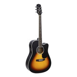 Violão Eletroacústico Giannini Performance Gdc-1 Ceq Vintage Sunburst Satin