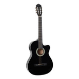 Violão Eletroacústico Giannini Start Sf-14 Ceq Tília Preta Direita