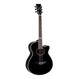 Violão Eletroacústico Tagima America Dallas Abeto Black Direita