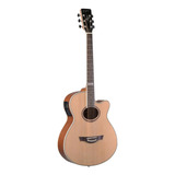 Violão Eletroacústico Tagima America Dallas Abeto Natural Direita
