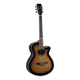 Violão Eletroacústico Tagima America Dallas Abeto Sunburst Direita