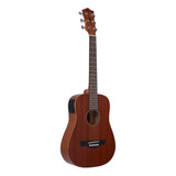Violão Eletroacústico Tagima Baby Mahogany Eq Sapele Natural Satin Direita
