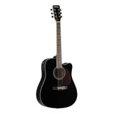 Violão Eletroacústico Tagima Memphis Md 18 Tília Black Direita