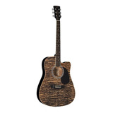 Violão Eletroacústico Vogga Vck370 Mahogany Flamed