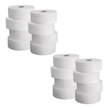  White Paper Papel Higiênico Rolão 100% Celulose Com 16 Rolos 300 Metros