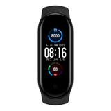 Xiaomi Mi Smart Band 5 1.1 Caixa De Plástico Pc Pulseira Black De Elastômero Termoplástico E Liga De Alumínio Xmsh10hm