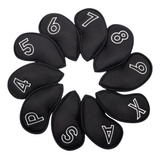 A 10 Pçs set Meshy Golf Iron Head Cover Capas Para Clubes