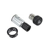 A ABSOPRO Conjunto De Isqueiro De Carro Soquete De Acendedor De Cigarro Para Ford E 150 2009 2012 Plástico NO 98AG15052AB Substituição De Item Preto