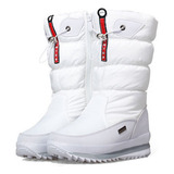 A Botas Femininas De Esqui Grossas De Inverno 