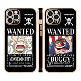 A Capa Buggy Luffy One Piece Para iPhone 2 Peças Tpu