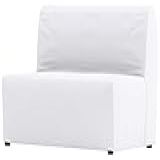 A Capa De Substituição Para Sofá Lycksele Lovas é Feita Sob Medida Para IKEA Lycksele Sleeper Ou Futon Sem Enchimento Não é Fácil De Lavar Algodão Branco 