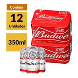 A Cerveja Budweiser 350ml 12 Unidades 
