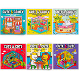 A Coleção Coloring Book For Adults 01 Kit Com 6 Livros De Colorir É A Opção Ideal Para Quem Busca Diversão E Relaxam De Cute Na Vol Na Editorial Comfy Capa Mole Em Português 1981
