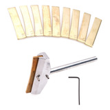 A Conjunto De Instrumentos Fret Inlay Block Musical Press