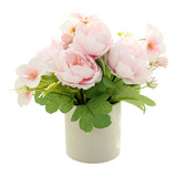  a Flores Em Vaso De Plantas Mini Planta Falsa Decorativa