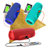 A Kit C 3 Caixinha De Som Bluetooth Portátil Power Bank Nova