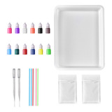 A Kit De Arte De Pintura De Marmorização De Água Para