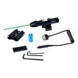 A Mira Laser Verde Trilho 11 E 20mm Cano Universal Rifle