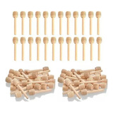 A Novo Espátula Colherinha Pega Mel Kit Com 100 Pçs