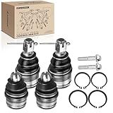 A Premium Conjunto De 4 Kit De Juntas Esféricas Superiores E Inferiores Dianteiras Compatível Com Ford E 150 E 250 E 350 Econoline E 350 Club Wagon E 350 E 450 Econoline Super Duty E 450