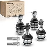 A Premium Conjunto De 4 Kit De Juntas Esféricas Superiores E Inferiores Dianteiras Compatível Com Ford F 100 1981 1982 Explorer 1991 1994 Ranger 1989 1997 Bronco II 1984 1990
