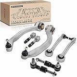 A Premium Conjunto De 8 Braço De Controle Dianteiro Inferior Traseiro E Superior Dianteiro Extremidade De Direção Externa Interna Compatível Com Volkswagen Passat 1998 2005 Audi A4 Quattro 