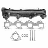 A Premium Kit Coletor De Escape Do Motor Esquerdo Com Gaxetas Parafusos E Arruelas 8Cyl 6 6L Compatível Com Chevrolet Silverado Express E GMC Sierra Savana 2500 3500 4500 HD Classic Workhorse E