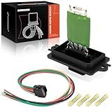 A Premium Resistor De Motor Soprador HVAC Com Kit De Chicote De Fios Compatível Com Veículos Jeep WK Series Grand Cherokee 2005 2007 XK Series Commander 2006 2007 Número De Substituição 5143127AA