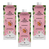 A Tal Da Castanha Bebida Vegetal Kit 3 Un Amêndoa Vegano