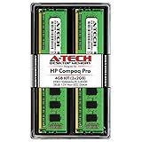 A Tech 4GB 2 X 2GB RAM Para HP Compaq 4000 Pro E 6000 Pro Fator De Forma Pequeno E Microtorre Kit De Atualização De Memória DDR3 1066MHz PC3 8500 Non ECC DIMM