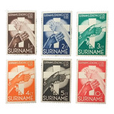 A1217 Suriname Selo N 147 152 Série Completa Nnn