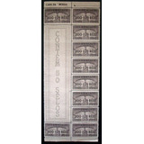 A1653 Brasil Comemorativo N 105 Centro De Folha Com 10 Selo