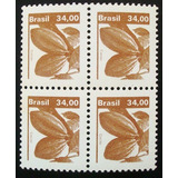 A1937 Brasil Regular N 614 Cacau Em Quadra Nnn