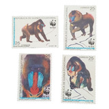 A2693 Guiné Equatorial Fauna Wwf Mandril Yvert N 2714 Nnn