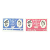 A5404 Dominica Visita Real Yvert N 188 9 Nnn