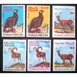 A6071 Paquistão Fauna Yvert N 384 5 390 1 405 6 Nn