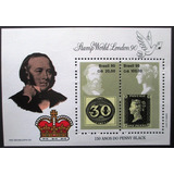 A9043 Brasil Bloco N 85 150 Anos Do Penny Black Nnn