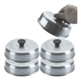 Abafador De Hamburguer Tampa P Abafar 16cm Kit 5 Unidades