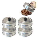 Abafador De Hambúrguer Tampa Para Abafar 16 Cm Kit Com 4