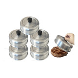 Abafador De Hambúrguer Tampa Para Abafar 16 Cm Kit Com 5