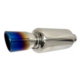 Abafador Esportivo Em Aço Inox Ponteira Burned Tip 3 Pol 