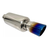 Abafador Esportivo Em Aço Inox Ponteira Burned Tip 3 Pol 